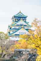 Foto grátis castelo de osaka