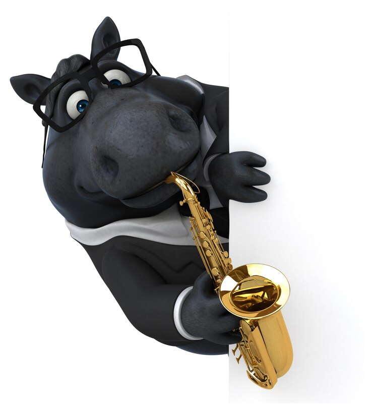 Foto grátis cavalo divertido - ilustração 3d