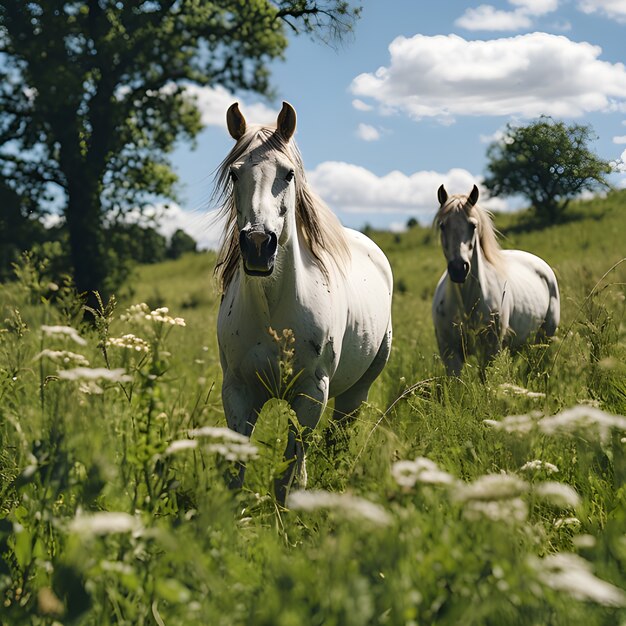 Cavalo na natureza gerar imagem