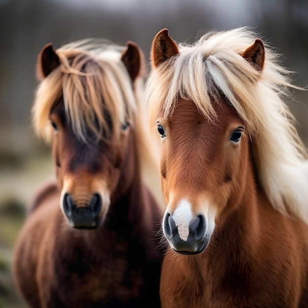 Foto grátis cavalo na natureza gerar imagem