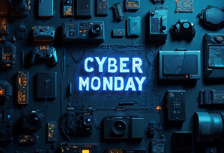 Foto grátis celebração da cyber segunda-feira