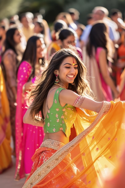 Foto grátis celebração da divindade navratri.