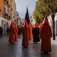 Foto grátis celebração da semana santa cores vivas