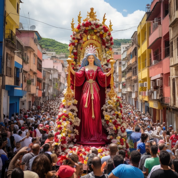 Foto grátis celebração da semana santa cores vivas