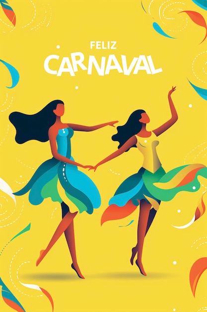 Foto grátis celebração de carnaval arte digital