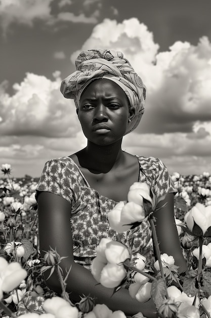 Foto grátis celebração de juneteenth com representação simbólica do fim da escravidão nos estados unidos