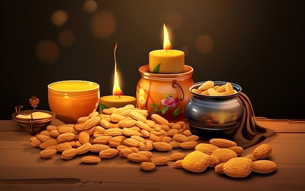 Foto grátis celebração de lohri na índia