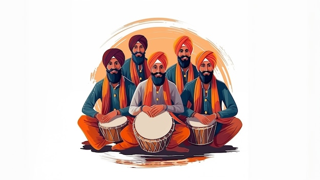 Celebração de Lohri na Índia