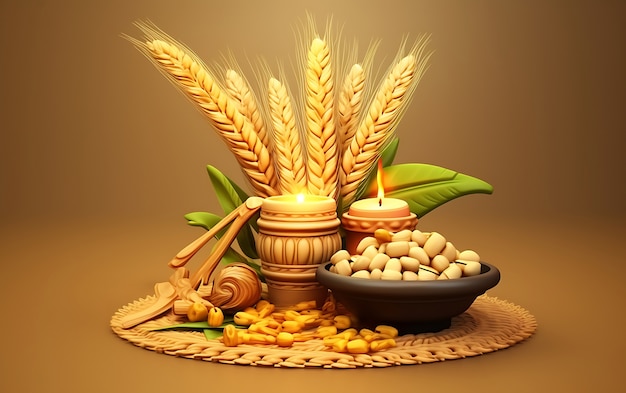 Celebração de Lohri na Índia