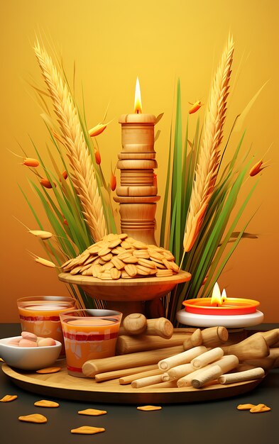 Celebração de Lohri na Índia