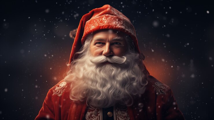 Foto grátis celebração de natal com o papai noel