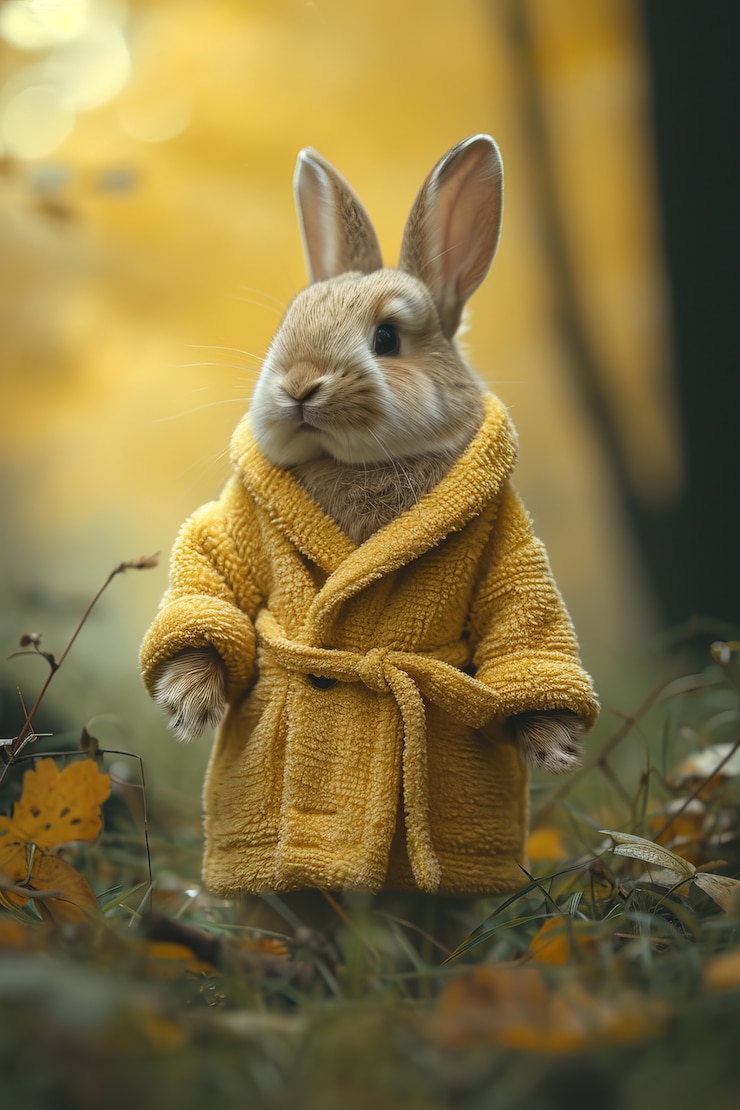 Foto grátis celebração de páscoa com o coelho sonhador