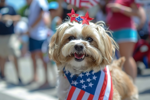 Foto grátis celebração do dia da independência da bandeira nacional dos estados unidos