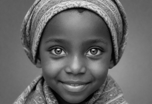 Foto grátis celebração do dia das crianças com um retrato de criança bonita