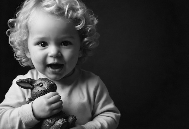 Foto grátis celebração do dia das crianças com um retrato de criança bonita