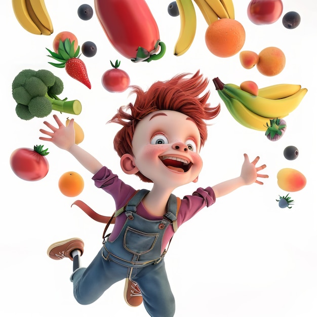 Celebração do Dia Mundial da Saúde com alimentos saudáveis
