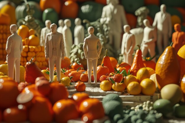 Celebração do Dia Mundial da Saúde com alimentos saudáveis