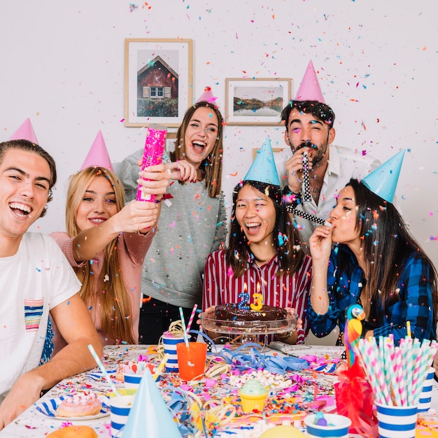 Foto grátis celebrações de feliz aniversario