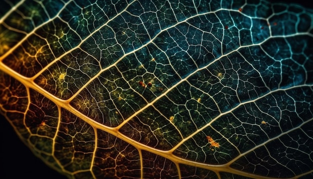 Foto grátis célula animal brilhante brilhando na floresta escura gerada por ia