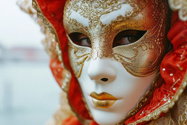 Foto grátis cena de carnaval com pessoas celebrando e desfrutando da diversão