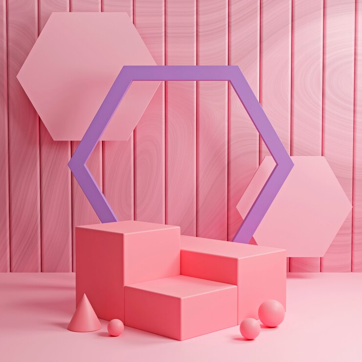 Foto grátis cena minimalista com pódio 3d