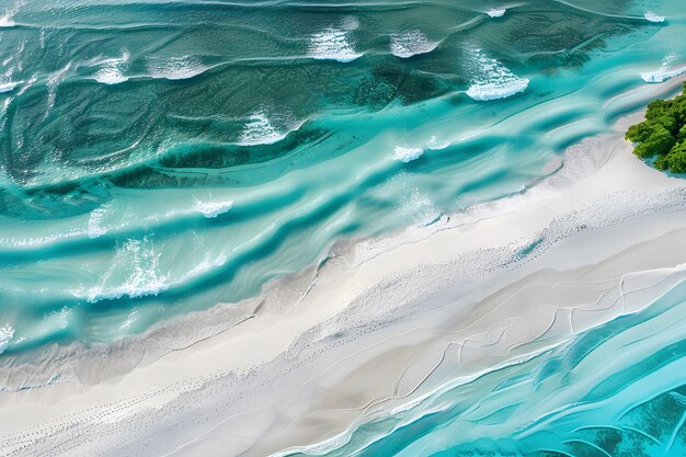 Foto grátis cena tranquila com uma paisagem marítima idílica e fotorrealista