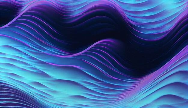 Cenário de padrão abstrato em IA generativa de design azul futurista