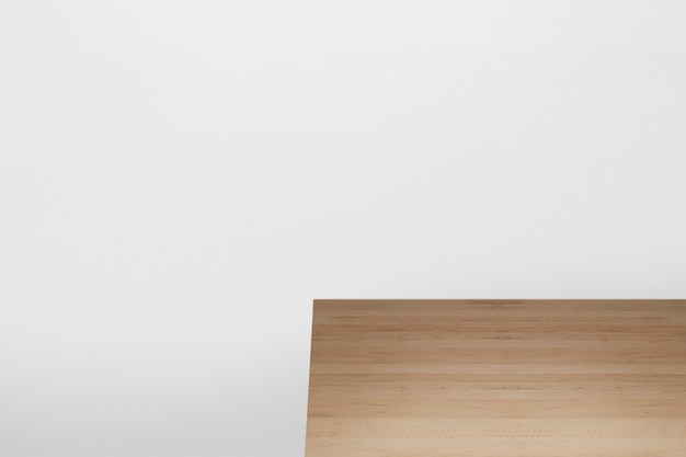 Foto grátis cenário de produtos de madeira com espaço em branco
