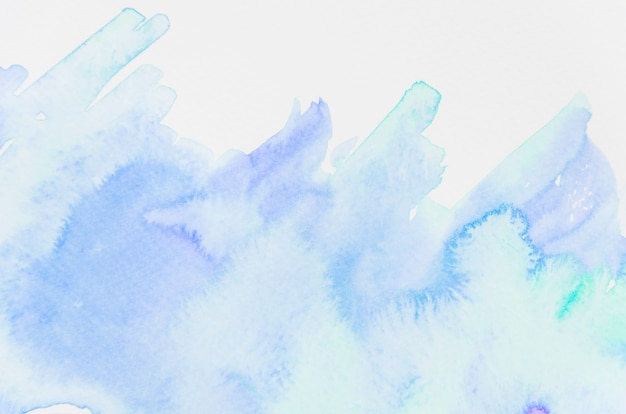 Cenário de textura aquarela real azul e verde