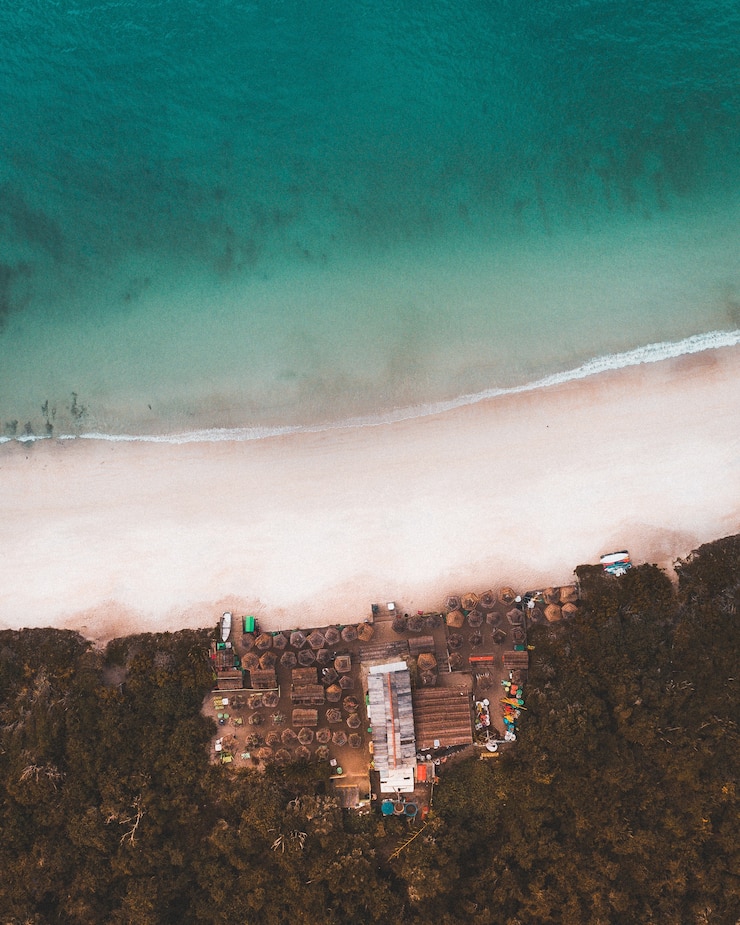 Foto grátis cenário do oceano congelado no rio de janeiro