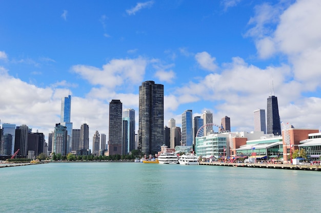 Foto grátis centro da cidade de chicago