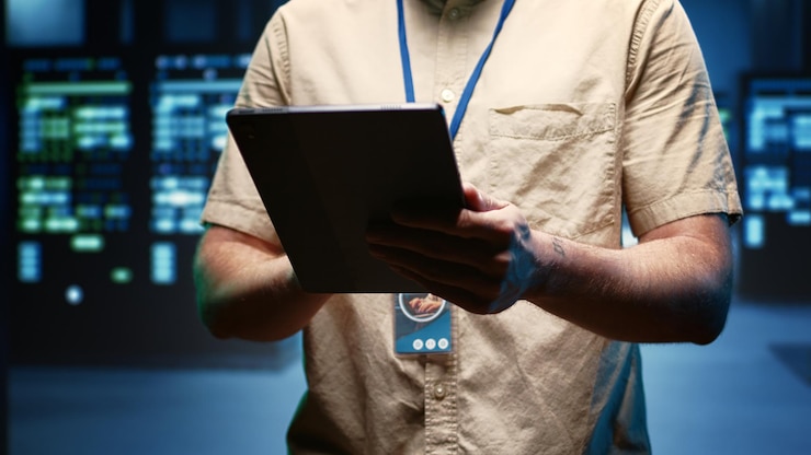 Foto grátis centro de dados que fornece servidores vpn