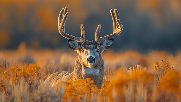 Foto grátis cervos selvagens na natureza