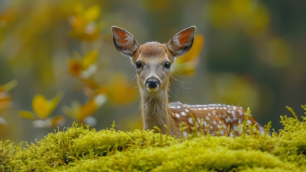 Foto grátis cervos selvagens na natureza