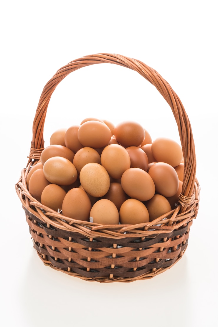 Foto grátis cesta de ovos
