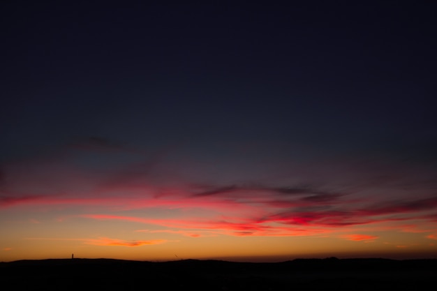 Foto grátis céu ardente