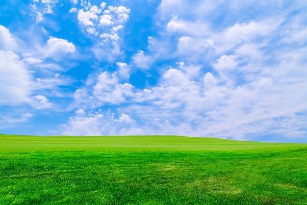 céu azul e nuvens