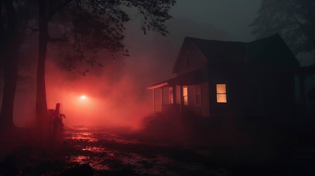 Céu escuro à noite