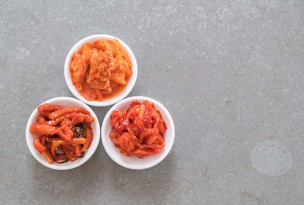 Chinim chinês, lombo e rabino kimchi