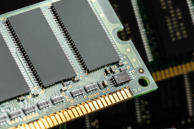 Chip de computador, tecnologia e indústria eletrônica
