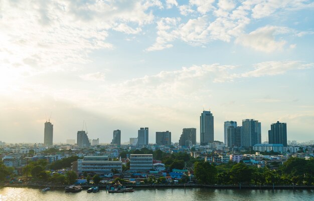 Cidade de Bangkok na Tailândia