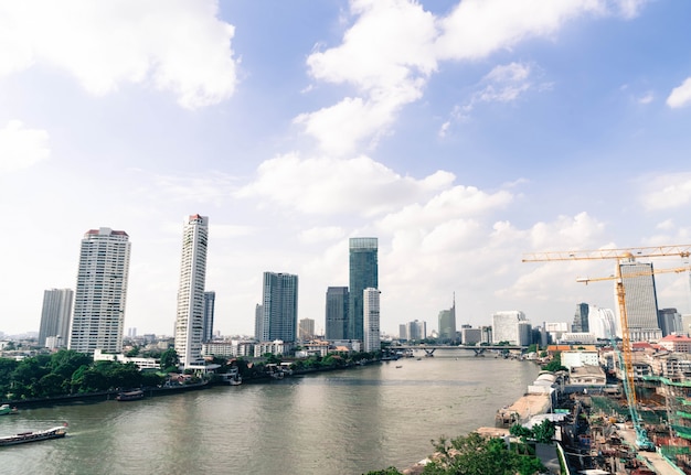 Cidade de Bangkok na Tailândia