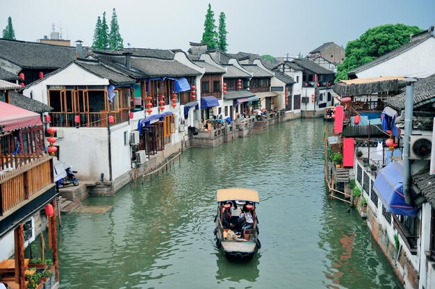 Cidade de Zhujiajiao em Xangai