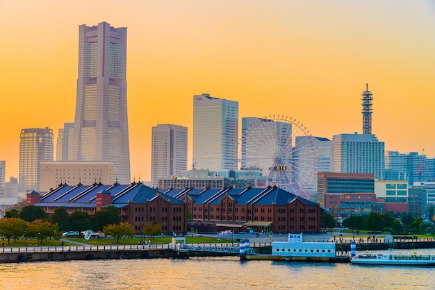 Foto grátis cidade do horizonte de yokohama