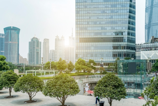 Cimento futurista superfície oriental centro da cidade