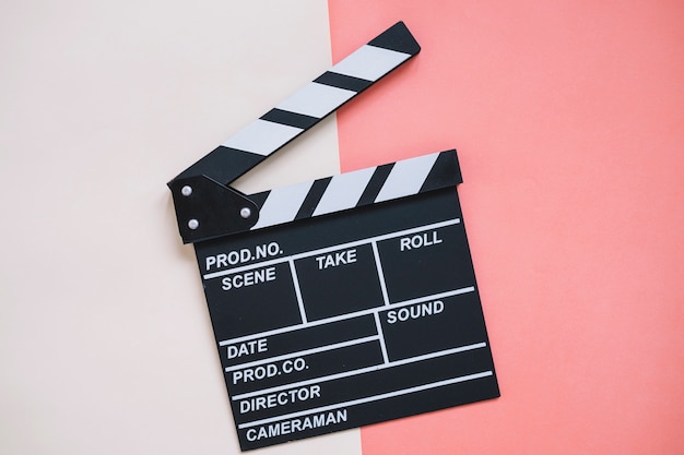 Foto grátis clapperboard