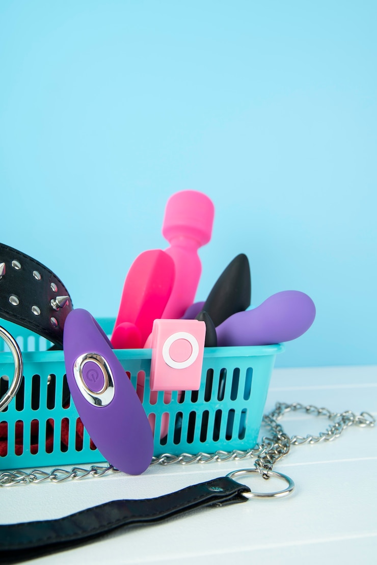 Foto grátis close em brinquedos sexuais