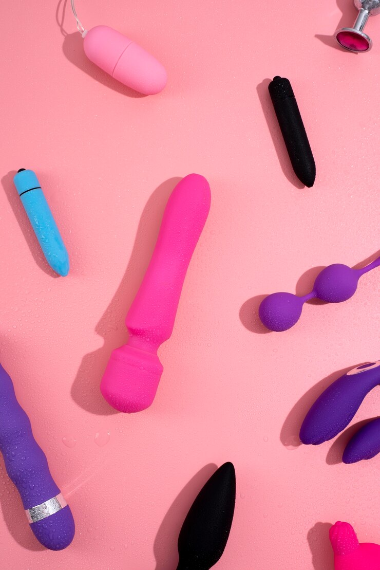 Foto grátis close em brinquedos sexuais