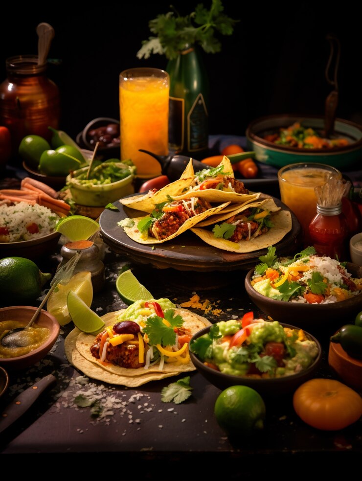 Foto grátis close em deliciosos tacos