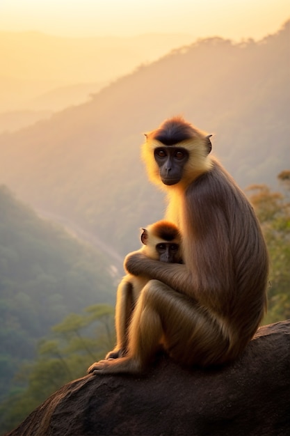 Foto grátis close no macaco na natureza